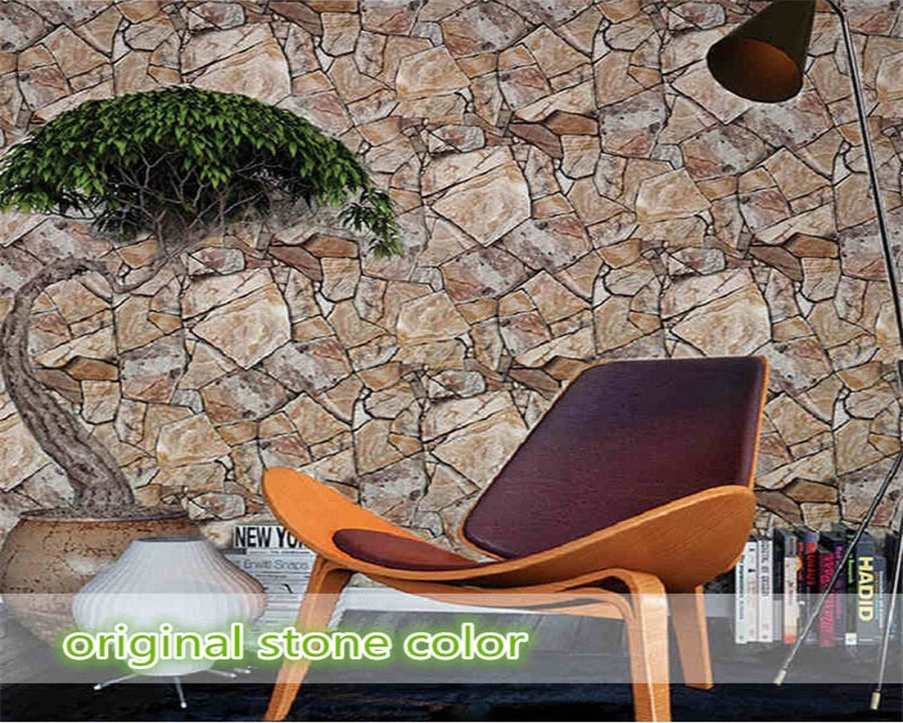 3D Wallpaper Stone Pattern
